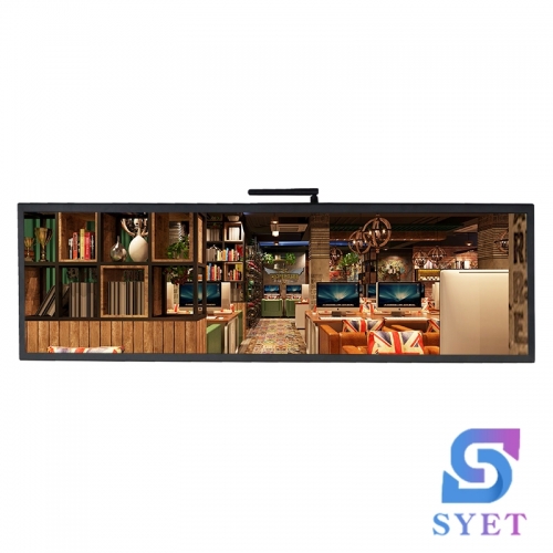 SYET 37.7 inch long LCD screen bar lcd advertising display